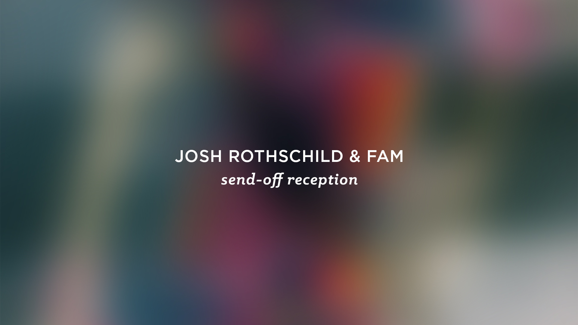 Josh Rothschild & Fam Reception
